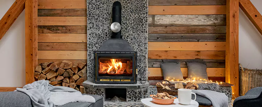 Thelin Hearth Products Direct Vent Gas Stove Fireplace Inspection in Anniston, Alabama